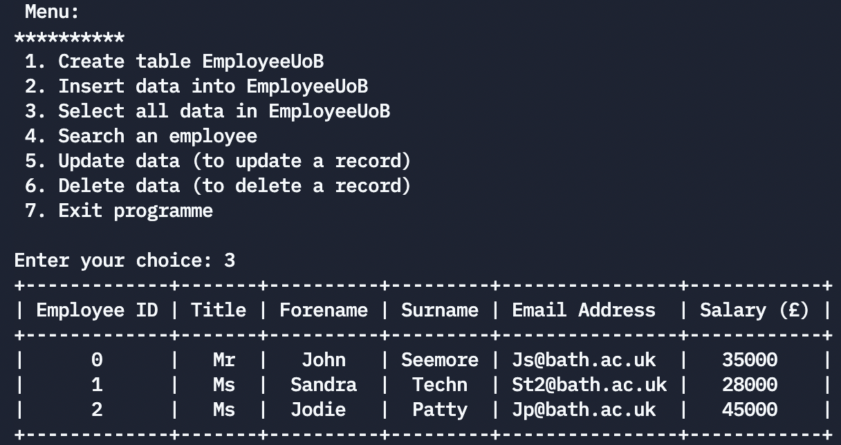 image of SQL